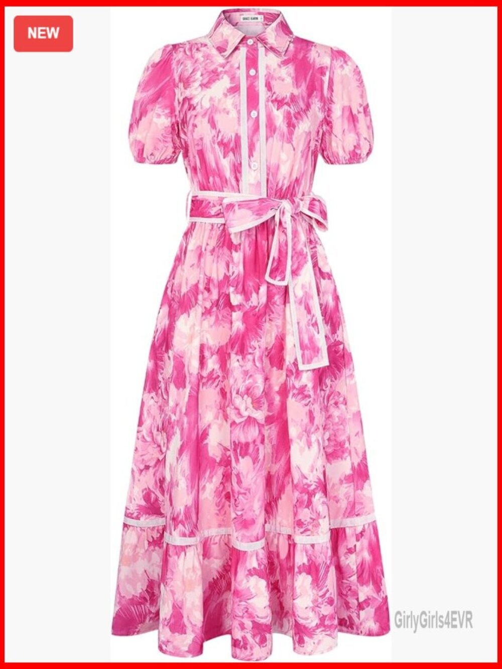 Summer Floral Maxi Dress Wedding Guest Puff Sleeve Sundress Boho with Pockets